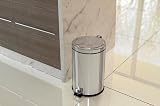 Tramontina 20L Pedal Bin Stainless Steel Kitchen Waste Bin with Lid view 2