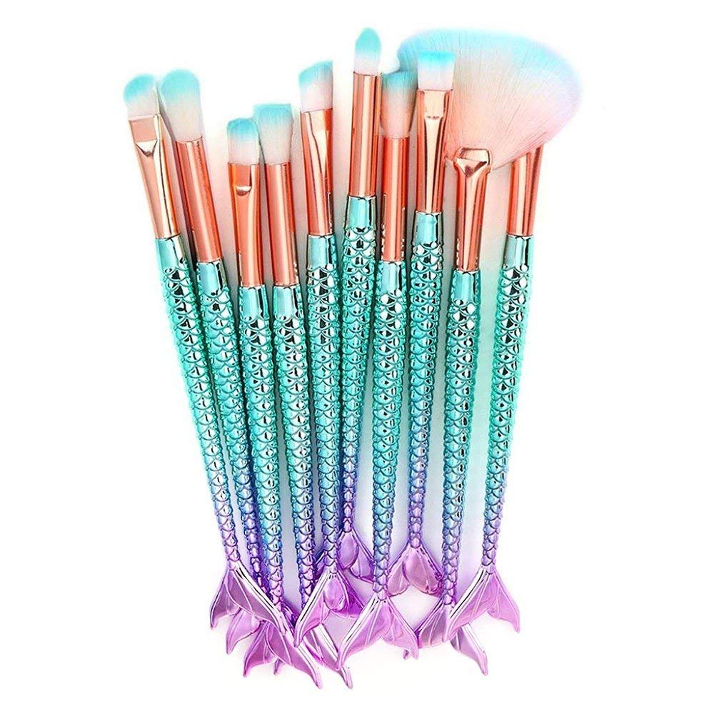 Makeup Brushes Set 11pcs Makeup Brush Cosmetic Brushes Eyeshadow Eyeliner Blush Brushes: Beauty
