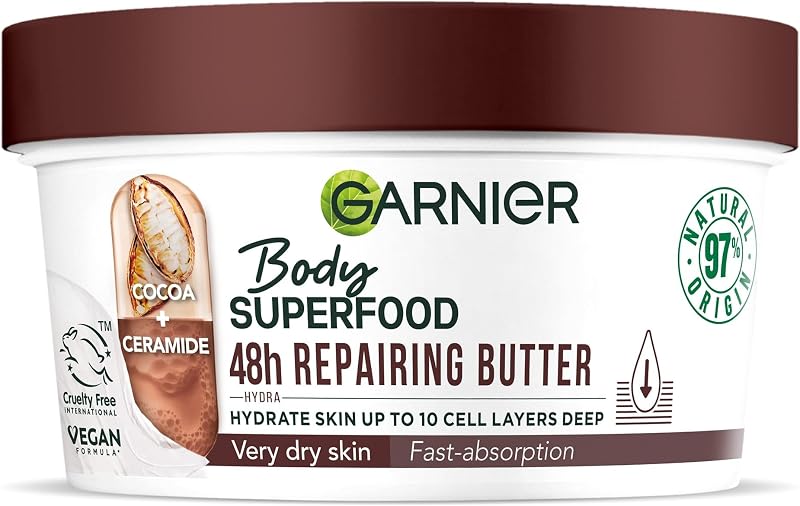 Garnier Body Superfood Cocoa & Ceramide Repairing Body Butter 300ml