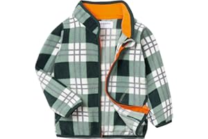 Mud Kingdom Unisex Kids Fleece Jacket Printing Zip Up