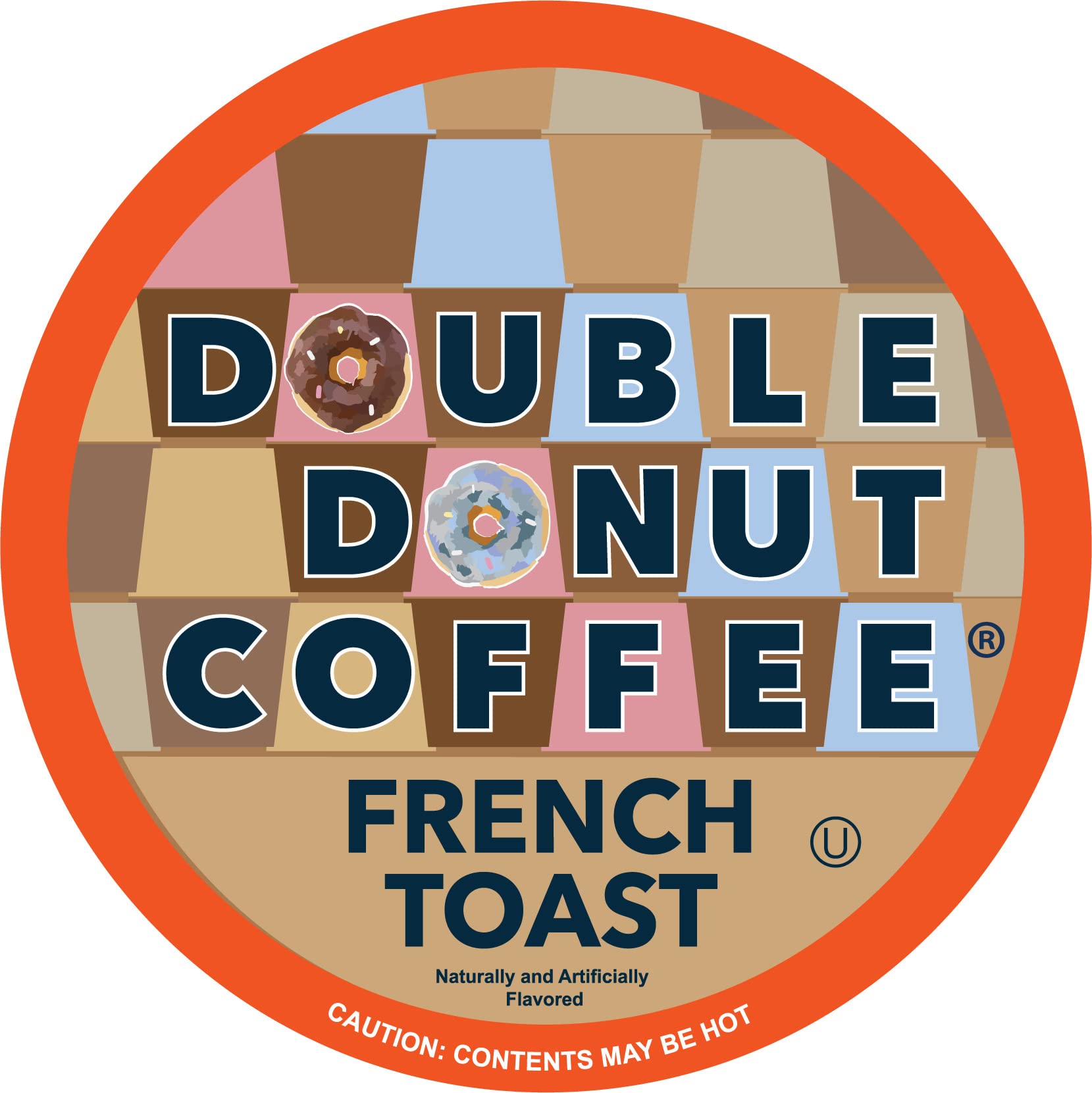Photo 1 of **exp 03 31 2027**French Toast Flavored Coffee in Recyclable Single Serve Pods, French Toast Flavor for the Keurig K Cups Brewer, from Double Donuts, 24 Cups