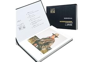 ARRTX Paul Rubens Watercolor Block, High Absorption, Artist Quality Cold Pressed Watercolor Sketchbook, 100% Cotton 140 lb (300gsm) Sized 7.87x5.43'' for Beginners and Professionals Painters