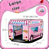 Britik Pop Up Truck Play Tent for Kids 3-8 Years Boys Girls Indoor Outdoor view 2