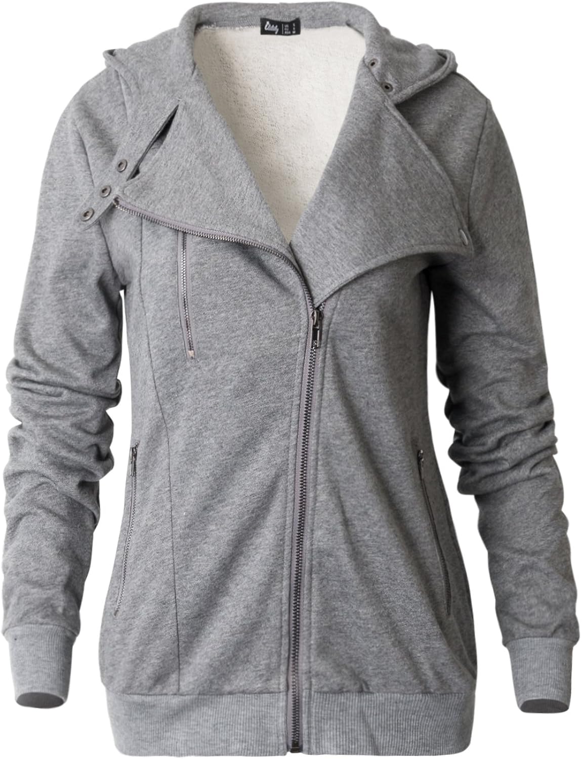 oblique zipper jacket