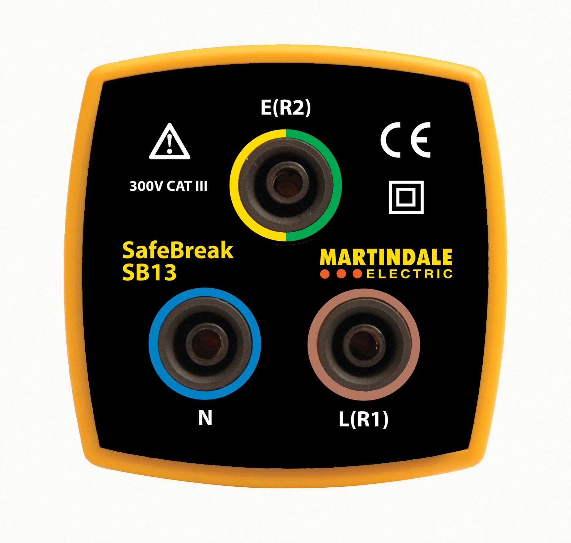 Martindale SB13 Safe Break Socket Adaptor, Yellow