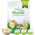 DARLAC FARMS Freeze Dried Durian Bites 60g 2.12 Oz (0.7 Oz x 3 Counts), Premium Organic Crispy Crunchy Natural Healthy Fruit Snacks for Kids & All Ages, No Sugar Added