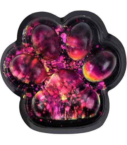Anboor Jouet spongieux en forme de patte de chat - Jouet doux à presser - Capteur de stress - Pour adultes et adolescents - Cadeau de fête - Noir et blanc Anboor Jouet spongieux en forme de patte de chat - Jouet doux à presser - Capteur de stress - Pour adultes et adolescents - Cadeau de fête - Noir et blanc
