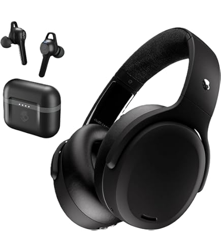 美品‼️即送‼️Skullcandy Crusher ANC ブラック Skullcandy Crusher ANC XT 2 Over-Ear Headphones with