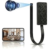 Zigo 1080P HD Mini Spy Camera WiFi Hidden Camera - Pinhole DIY Small Indoor Home Security Camera - Micro Surveillance Wireles