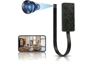 Zigo 1080P HD Mini Spy Camera WiFi Hidden Camera - Pinhole DIY Small Indoor Home Security Camera - Micro Surveillance Wireles