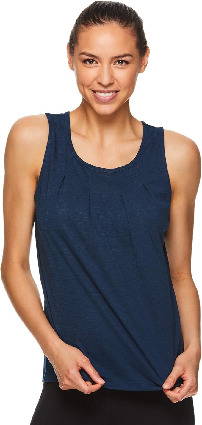 Amazon.com: Gaiam de mujer camisa sin mangas Tank parte ...