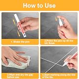 Sheryl&Rain 10 Pcs Tile Grout Pen White Replacement Nibs Anti-Grout view 4