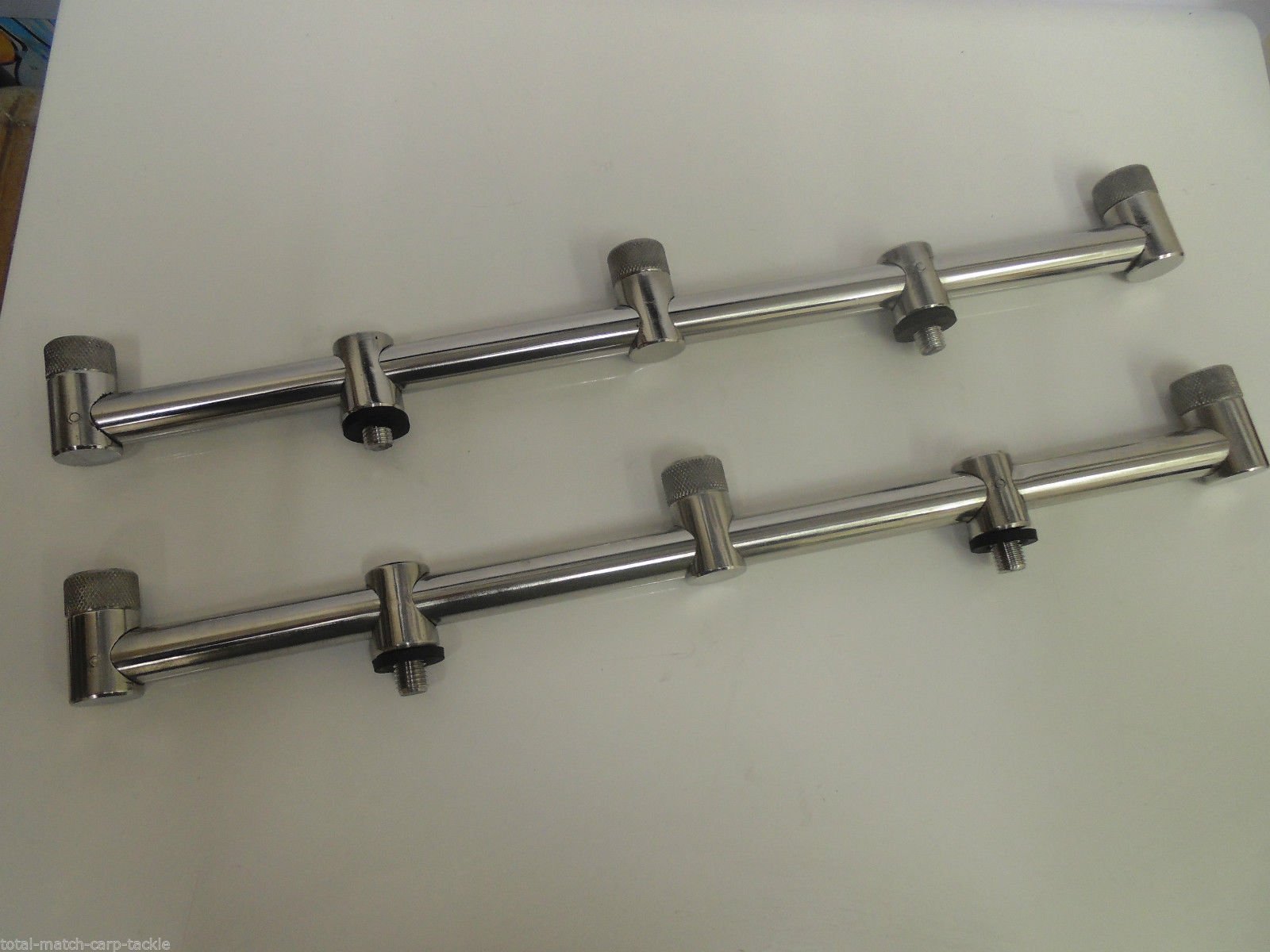 TMC 2 x 3 Rod stainless Steel buzz bars. 36cm. Solid, chunky, standard threads