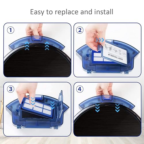 Replacement Parts Kit For Eufy Robotic Vacuum Cleaners - Includes Filters, Side Brushes & Roller Brush For 11S Max, G30, 30C Max Models
