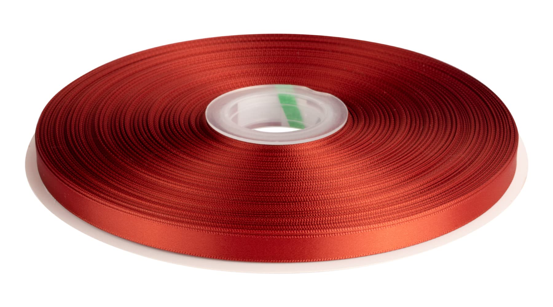 Double Faced Satin Ribbon, 9mm X 91M, Solid Polyester Ribbon for Gift Wrapping, Crafts, Wedding Party Ceremony Decoration, Floral Arrangement, Sewing (Rust)