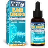 Ear Ringing Relief Tinnitus 60ml, Best Tinnitus Relief Drop, Tinnitus Ear Drops to Reduce Ear Noise and Improve Hearing for Men and Women