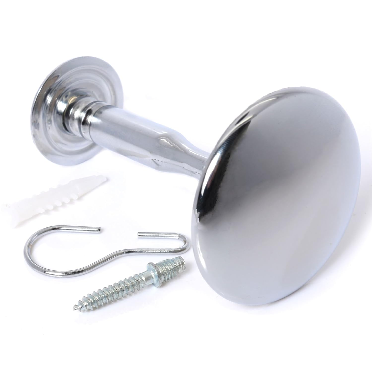 4x Chrome Pillar Curtain Hold Backs Amazon.co.uk Kitchen & Home