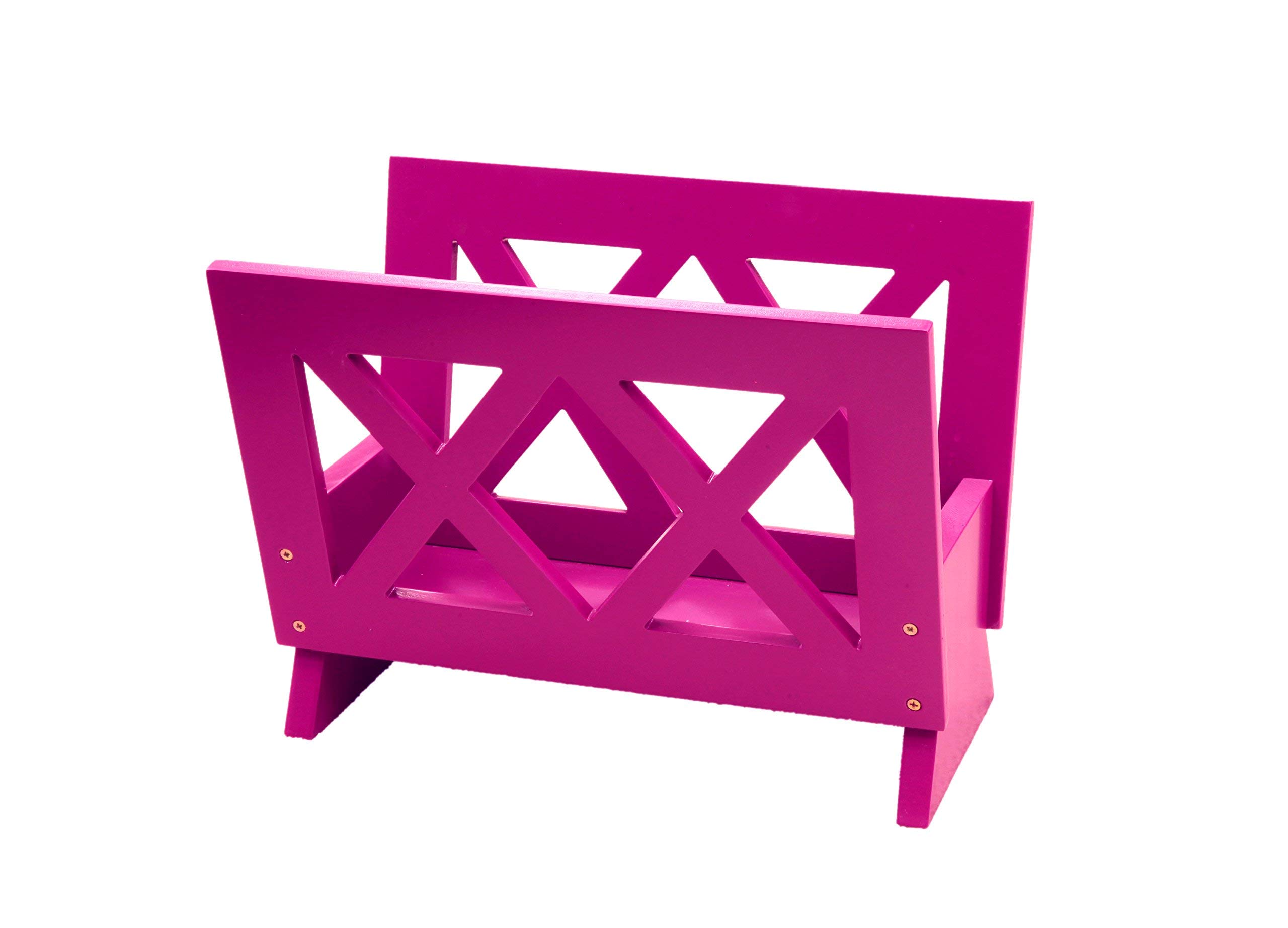 Frenchi Home Furnishing Contemporary Magazine Rack, purple