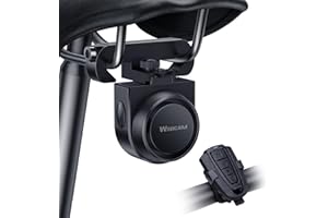 WSDCAM USB Rechargeable Bike Alarm with Remote, Wireless Vehicle Security Alarm System Anti Theft Vibration Motion Sensor Ala