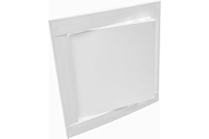ECOPRO VENT White Plastic Access Panel. Service Shaft Door Panel. Plumbing. Electricity. Heating. Alarm Wall Access Panel for Drywall. Bathroom Services Access Hole Cover. 6x6 in