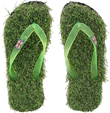 Amazon.com | V OLL Men's Green Rubber Grass Slippers (9) | Slippers