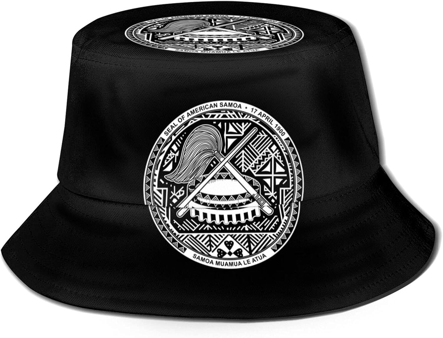 National Emblem of American Samoa Bucket Hats Foldable Beach Sun Hats