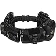 YAKEDA Tactical Duty Belt Law Enforcement Police Utility Belt With Pouches 7 in 1