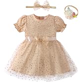 Baby Girl Flower Dress Summer Toddler Dresses Princess Birthday Wedding Party Tulle Dress for Girls 3M to 3T