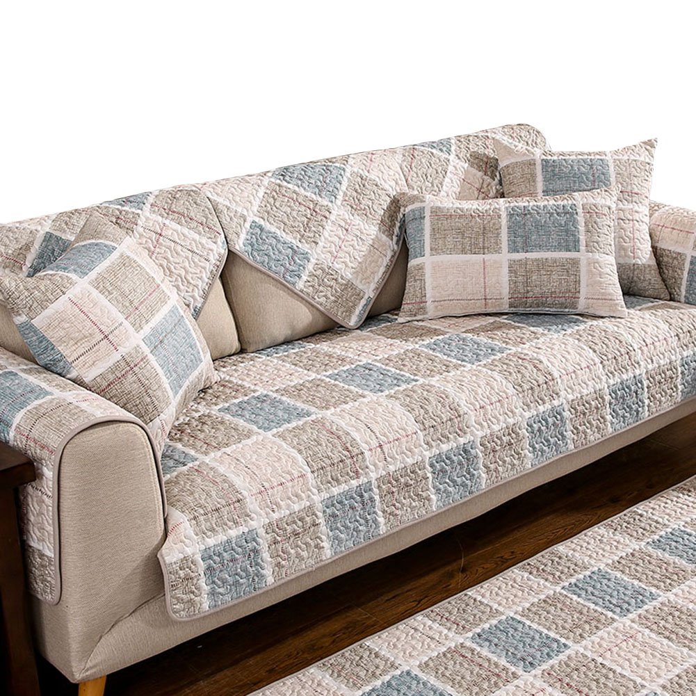 Da Jia Cotton NonSlip Sofa Seats Mat Cover Pad Furniture Protectors