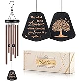 Leebbsin Loss of Loved One Gift, Sympathy Wind Chimes, Memorial Gifts for Loss of Loved One, Mom, Dad, Wife, Husband, Child, Remembrance & Bereavement Gifts for Funreal, Outdoor