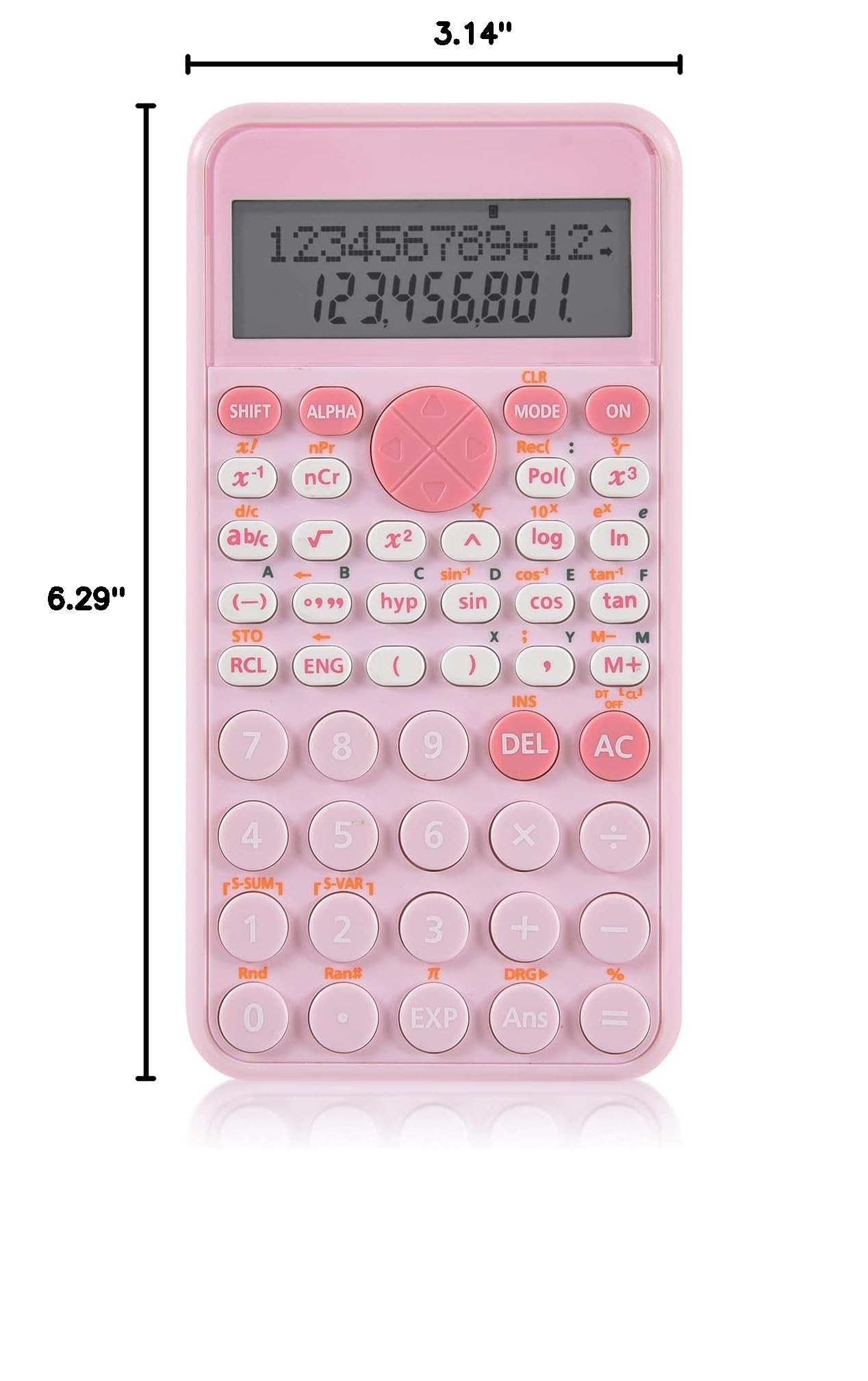 EooCoo 2-Line Standard Scientific Calculator, Portable and Cute School Supplies, Cute Office Desk Accessories, Suitable for Primary School to College Student Use