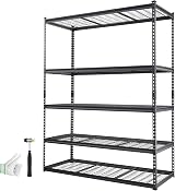 VEVOR 5-Tier Storage Shelving Unit 2000 lbs Capacity Heavy Duty Garage Wire Rack view 9