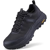 HUMTTO Men's Lightweight Waterproof Hiking Shoes | Low-Top Non-Slip Trail Trekking Sneakers with Arch Support - All-Terrain for Outdoor Walking, Backpacking &amp; Camping
