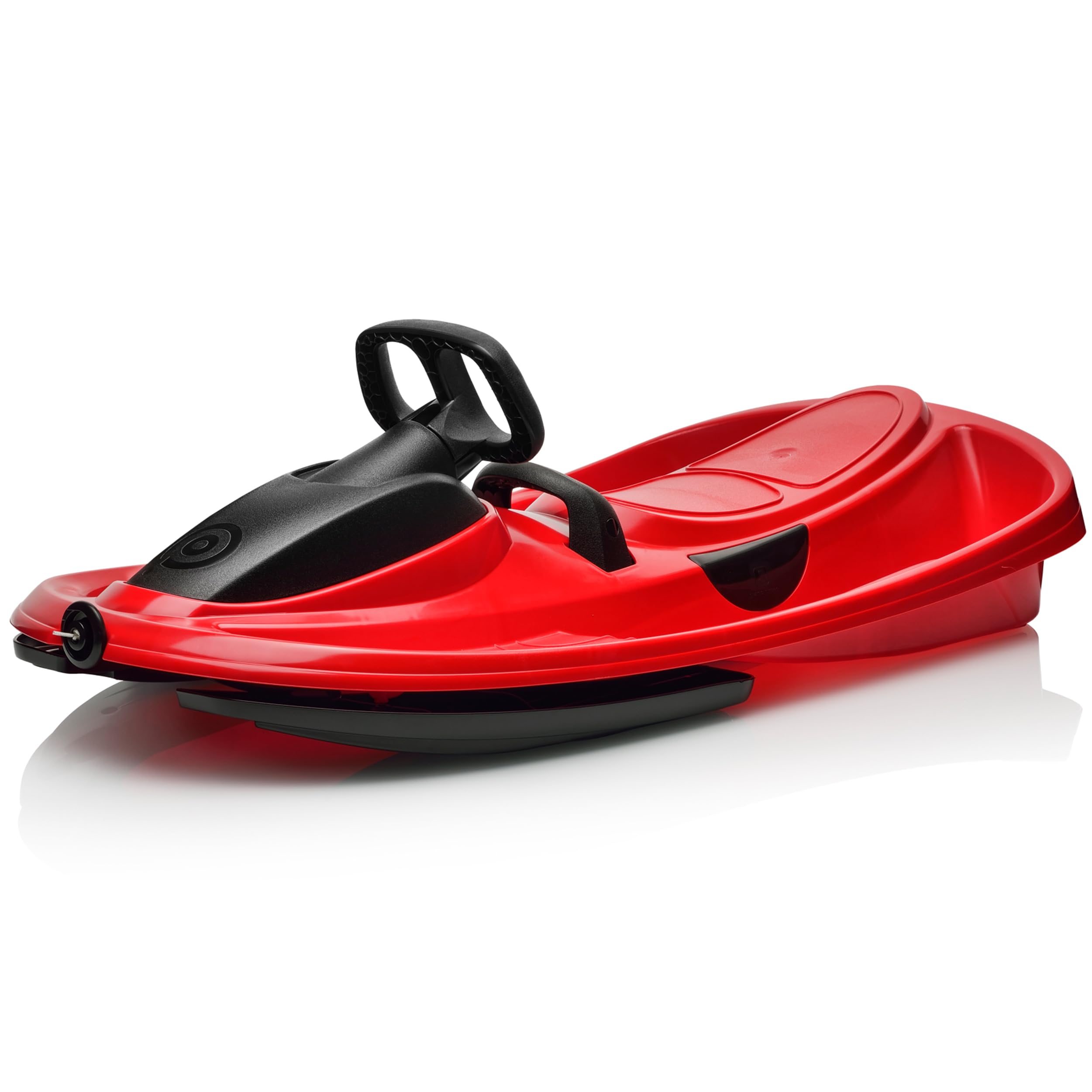 Photo 1 of Gizmo Riders Stratos Snow Sled for Kids 2 Person Steerable Snow Bobsled, Kids Sled, Toddler Sled for Ages 3 and Up, Plastic Sled with Brake & Anti-Slip Seat, Racing Sleds for Kids, Holds 250 lbs