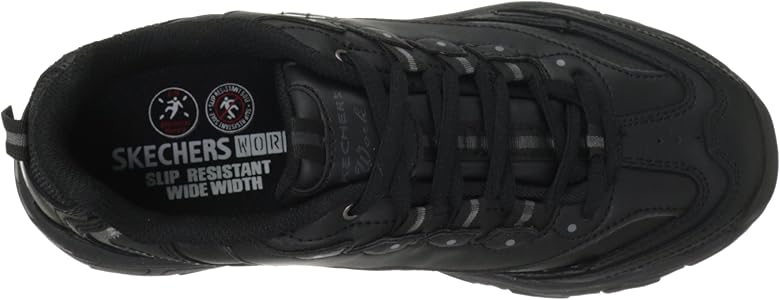 black non slip skechers