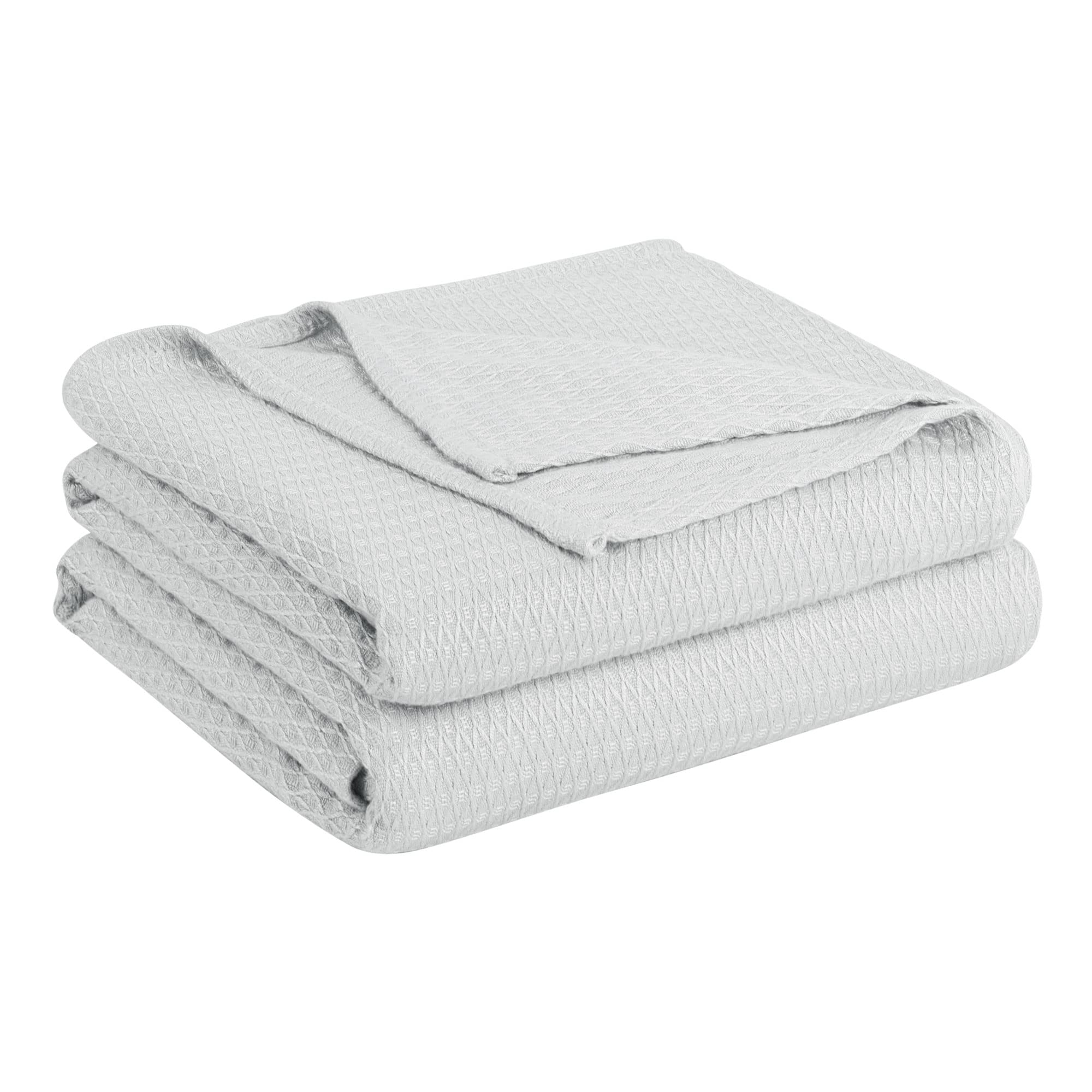 PiccoCasa Cooling Bamboo Blanket All Seasons Breathable for Hot Sleepers, Soft and Lightweight for Bed, Sofa Thin Blanket Summer Keep Cool Light Gray Double 200x230cm — image 1