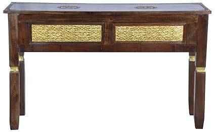 Glow Homes Dressing Tables & Commodes (Lacquer Finish, Honey)