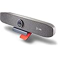 Poly Studio P15 Personal Video Bar (Plantronics + Polycom) - 4K Video Quality - Camera, Microphones & Speaker Solution with Premium Audio & Video - Certified for Zoom and Teams