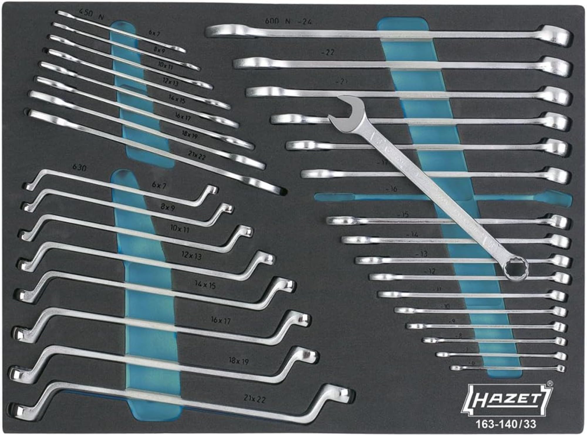 Hazet 163-140/33 Tool Set in Safety-Insert-System