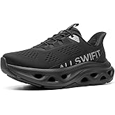 ALLSWIFIT Women's Slip On Walking Shoes Cushioning Hands Free Non Slip Breathable Comfort Workout Running Jogging Gym Athletic Tennis MoveSlide Fashion Sneakers