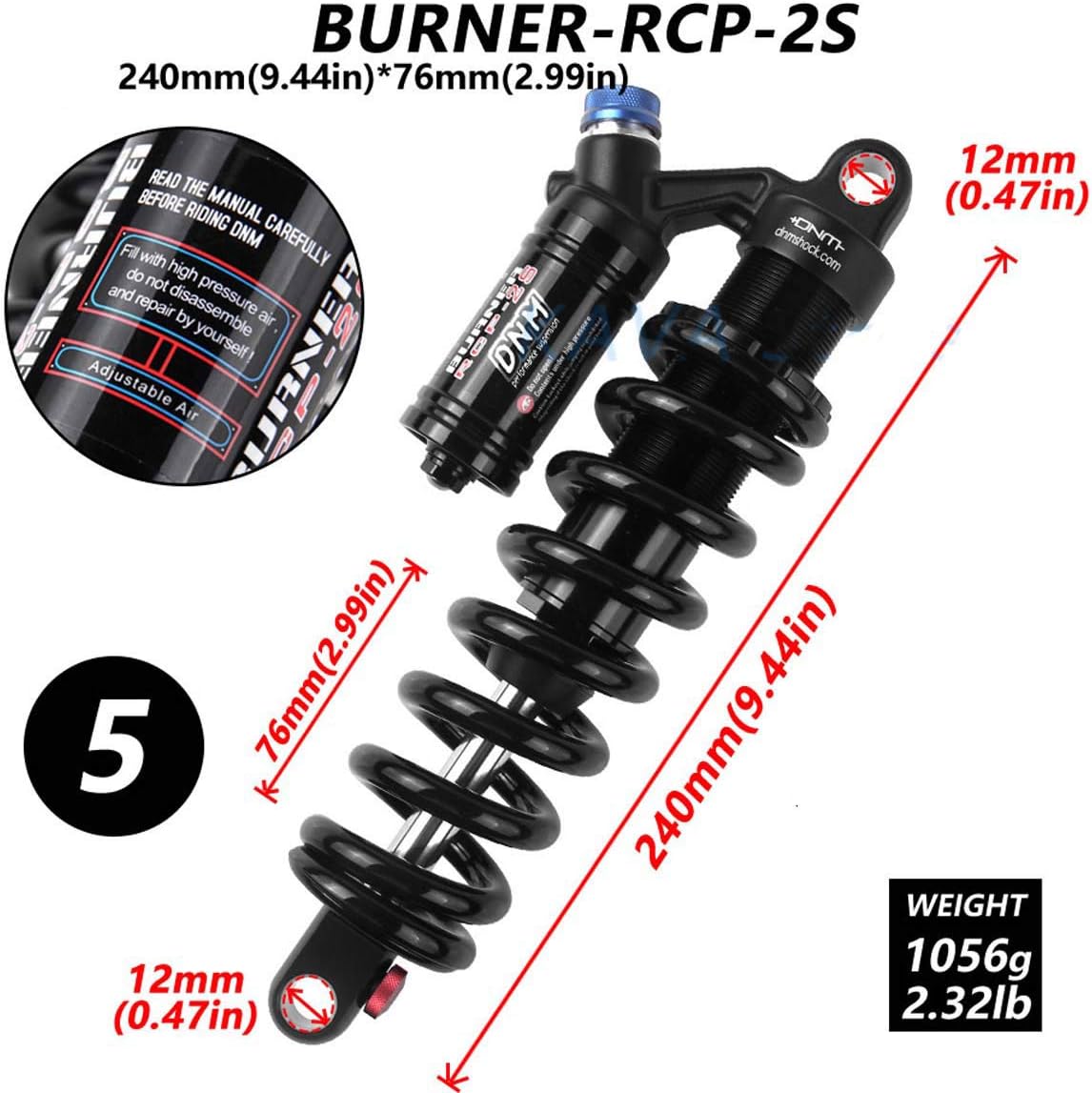 dh rear shock