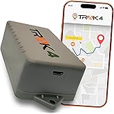 Trak-4 GPS Tracker for Vehicles, Assets, Equipment. Long Battery Life, Waterproof, Global Tracking. Low-Cost Subscription Req