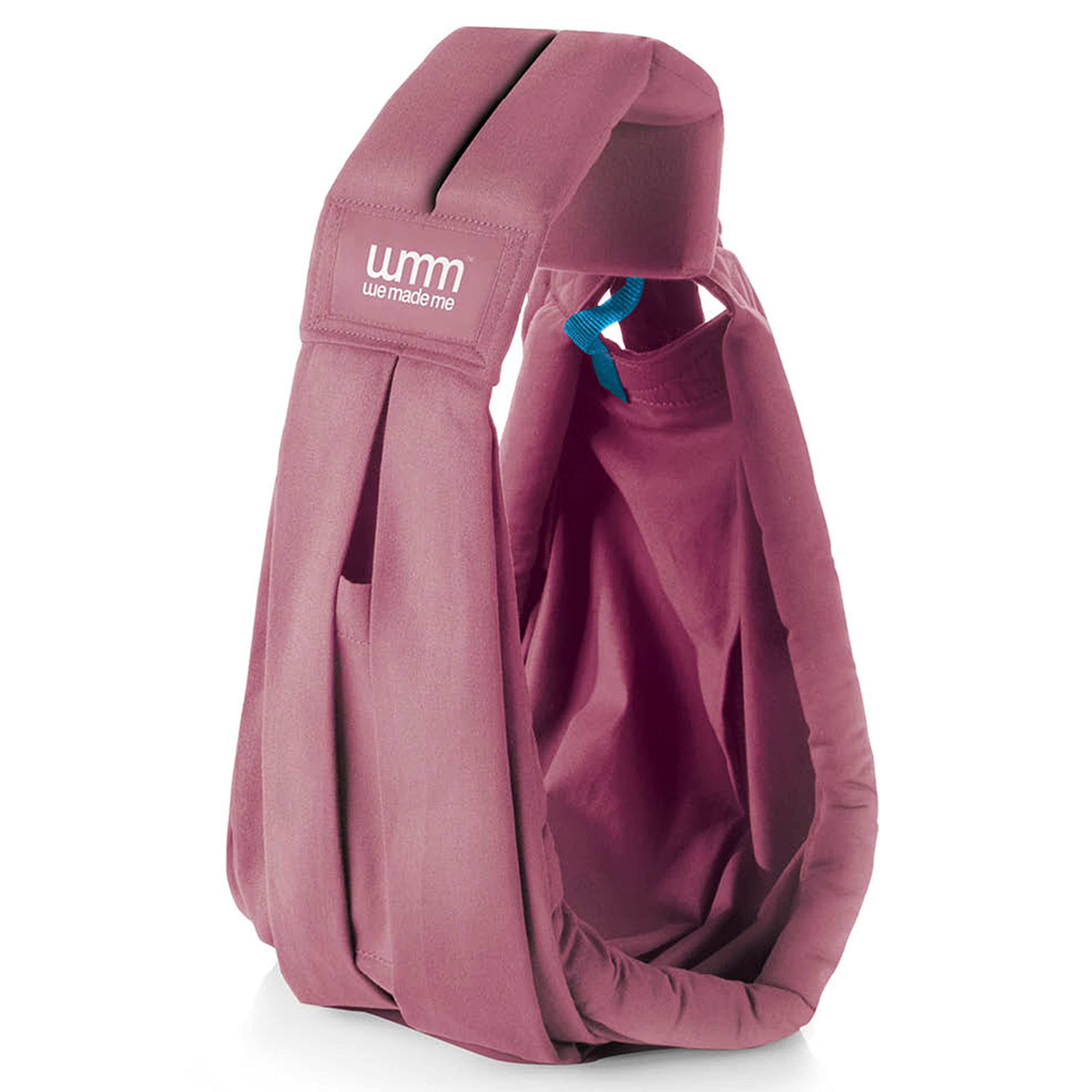 We Made Me Smile Organic Baby Sling, Five Carry Positions, from 3.6-15.9kg, Berry