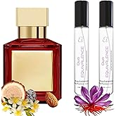 Equivalence Baccarrat 54O Extrait spray Perfume Oil – Long Lasting 12-14 Hour Unisex Fragrance – 99% Match to Original Designer Scent – 10 ml Travel Bottle (Pack of 2) - Large Bottle Not Included