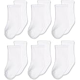 Jefferies Socks, Llc Unisex-baby Newborn 6 Pack Seamless Sport Half Cushion Crew Socks