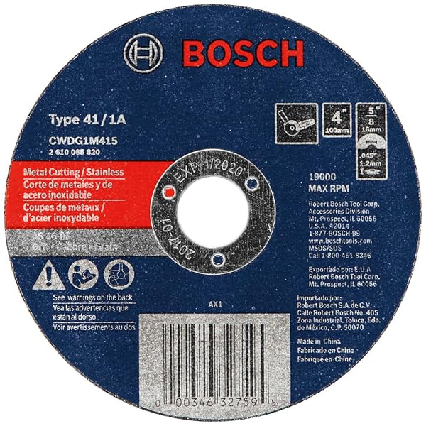 BOSCH CWDG1M415-25 4 IN. X .045 IN. 5/8...