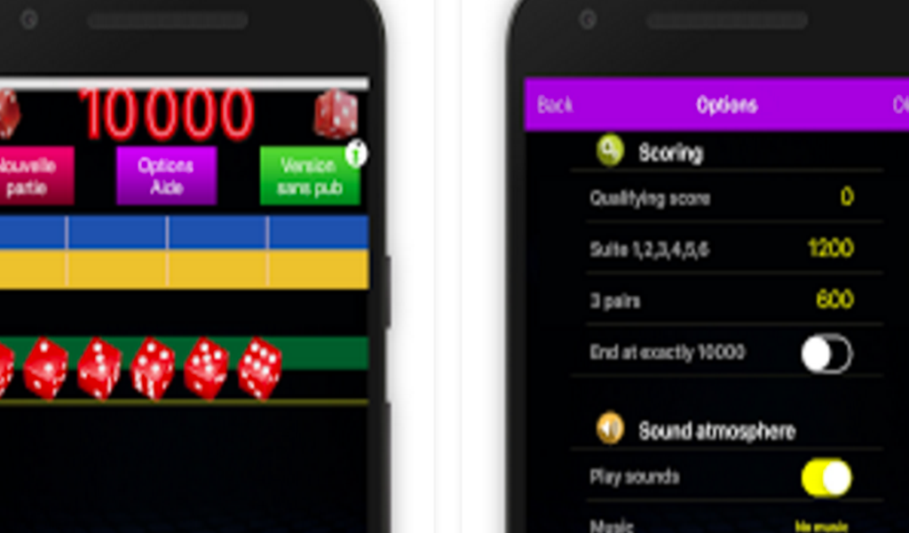 Dice Game 10000 Néon Free Apps & Games