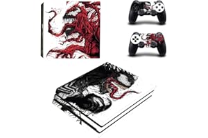 Vanknight Vinyl Decal Skin Stickers Super Hero Cover for PS4 Pro Console Controllers Alien Monster