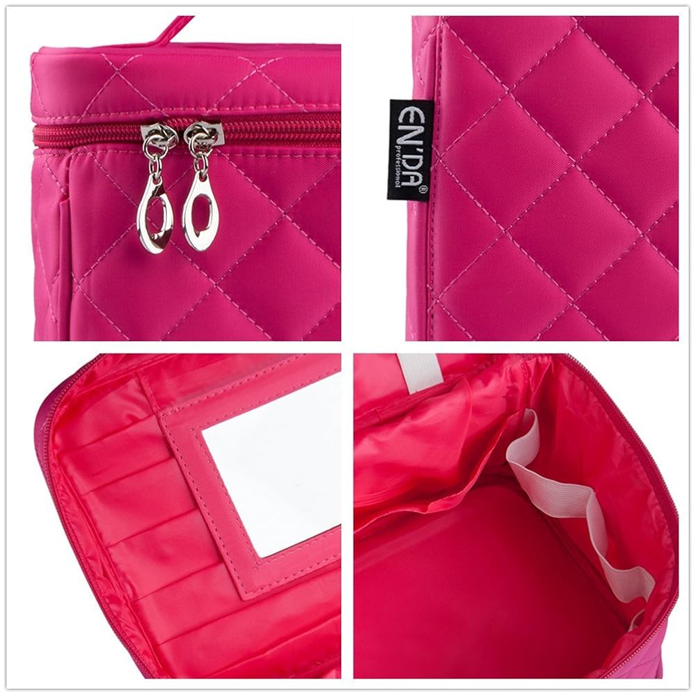 Nylon Cosmetic bag with quality zipper single layer travel Makeup bags