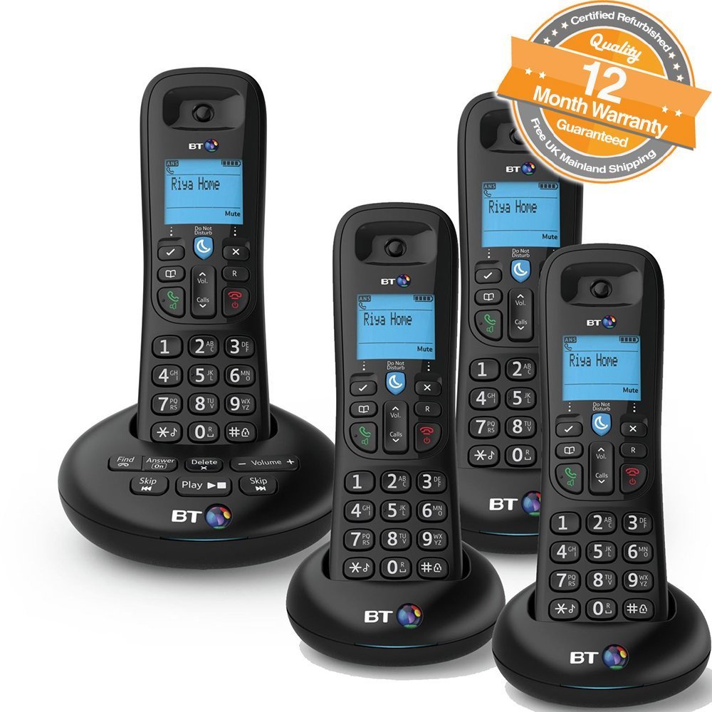 BT 3570 Quad Digital Cordless Answerphone With Nuisance Call Blocking